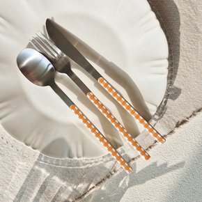 보겐 베라 체크 디너4P세트 스텐 디너 커트러리세트 양식기