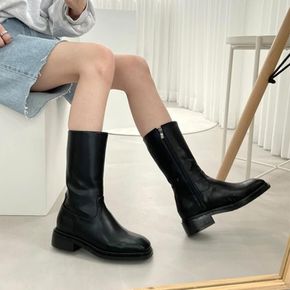 가을 가을신상 봄부츠 미들힐 부츠힐 봄구두 워커 힐