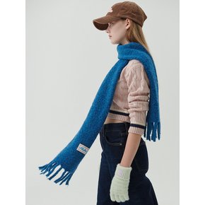 Boucle Tassel Knit Muffler (5 Colors)