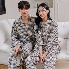 /알콩단잠 알콩단잠 국내생산 여자 잠옷 체크 파자마 홈웨어