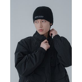 [2PACK] 레터링 로고 니트 비니_2color