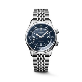 론진 레전드 다이버 블루 다이얼 39MM L3.764.4.90.7