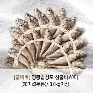 굴비家 영광법성포 참굴비(냉동/국산)60미 3.0kg