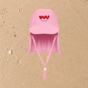 하트프렌즈 플랩캡 베이비핑크