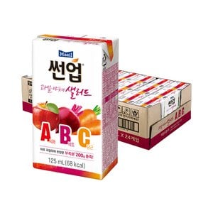 매일 썬업 과일야채샐러드 ABC 주스 125ml 24팩 (1박스)