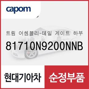 테일 게이트 하부 트림 (81710N9200NNB) 디올뉴 투싼NX4 하이브리드