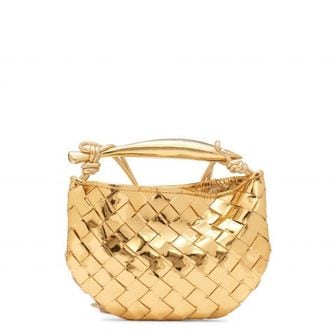 보테가베네타 우먼 Bottega Veneta 미니 Sardine 인트레치아토 크로스백 숄더백 Gold/ Brass 8736343 76952517