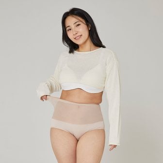 마른파이브 [2SET] 뱃살보정 바디쉐이퍼 메쉬 베이직 팬티