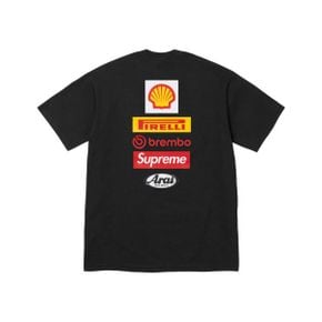 슈프림 x 두카티 로고 티셔츠 블랙 - 24SS Supreme x Ducati Logos T-Shirt Black - 24SS