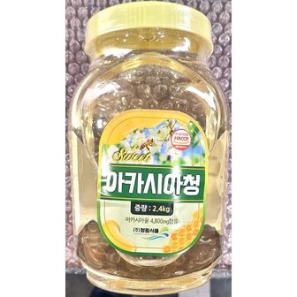  아카시아꿀 청림 2.4kg 식당 가정 식당용 업소용 (WCF2A61)