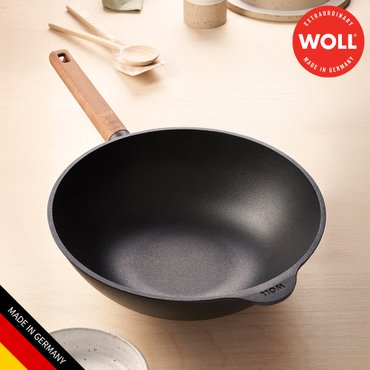 WOLL 에코로직 우드 QXR 인덕션 WOK 28cm
