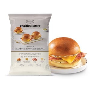 신세계푸드 베키아에누보 에그베이컨 브랙퍼스트 샌드위치(420g) 2팩