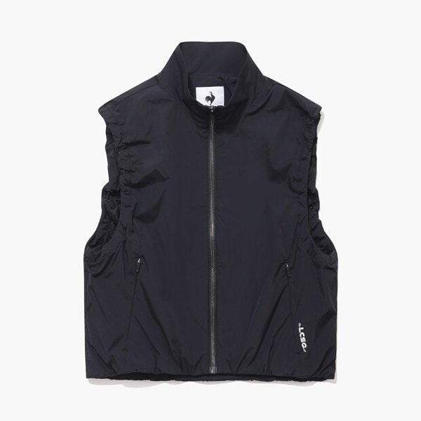 [여주점] 여성 셔링 포인트 우븐 풀집업 베스트 GQ122LWV12 BLCK