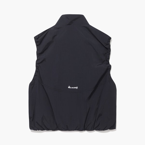 [여주점] 여성 셔링 포인트 우븐 풀집업 베스트 GQ122LWV12 BLCK