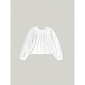 TWO WAY PUFF SLEEVE BLOUSE [WHITE]