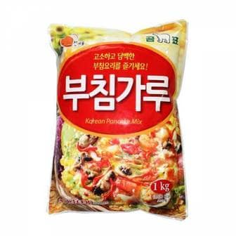 제이큐 튀김가루 가루 곰표 부침가루1kg2개