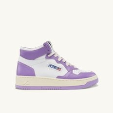 [AUTRY SNEAKERS]오트리 스니커즈/MEDALIST MID SNEAKERS WB/LAVENDER MID/UYD1M70M03A68