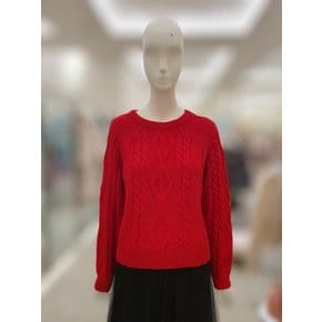라운드넥 두꺼운 꽈배기 니트 풀오버 L2F16KPO110