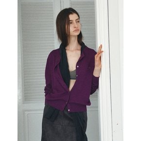 Basic Round-Neck Cardigan (4color)