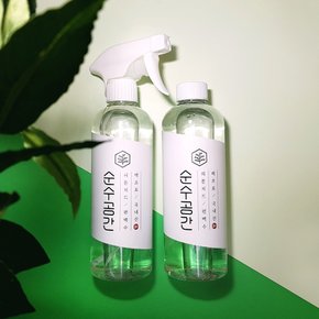 순수공간 피톤치드 천연 편백수 원액 450ml 스프레이+450ml 리필