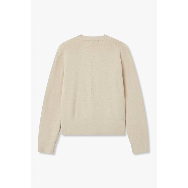 가디건 레이어드 울 블렌드 니트 풀오버 7156150002104