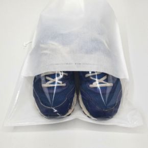 화이트 1개 32x44 성인 투명창 부직포 신발 가방 주머