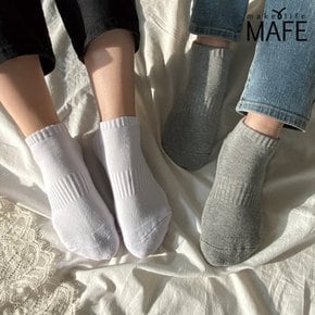 남여 베이직 무지 더블쿠션 스니커즈 양말