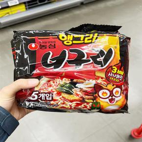 앵그리 너구리 121g x 5 x 2개