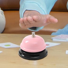 테이블호출벨 보드게임벨 맑은소리 탁상 콜벨(핑크) 호출용종 카운터벨 탁상벨 보드게임종 테이블벨