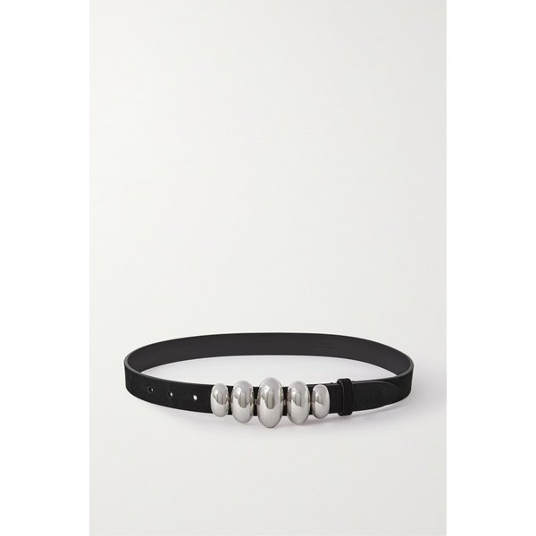 퍼즈 장식 누벅 벨트 블랙 1647597317176393