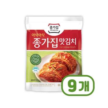  종가집 맛김치 200g x 9개