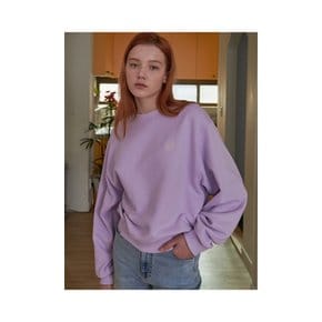 Lossy Symbol Logo Sweatshirt Purple