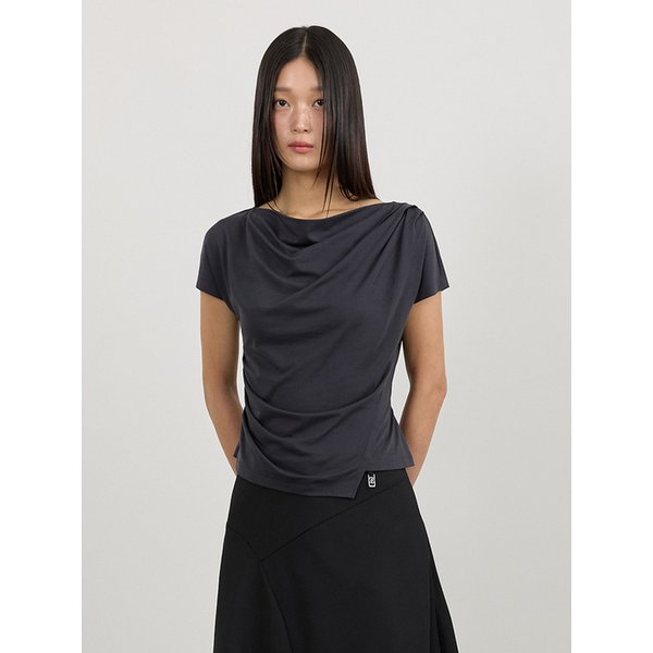 BELTED DRAPE TOP CH