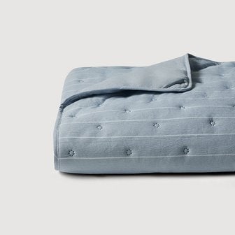 JAJU 라인서커 차렵이불 SS 블루그레이 J606202000296