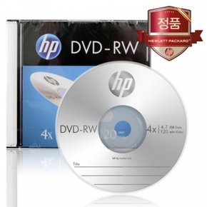 HP DVD-RW 4X 10PK 4.7GB 120min 10개입 83436