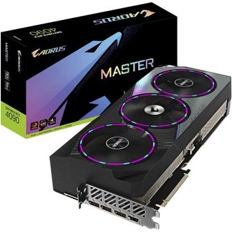  미국 기가바이트 그래픽카드 GIGABYTE GVN4090AORUS M24GD AORUS GeForce RTX 4090 Master 24G G