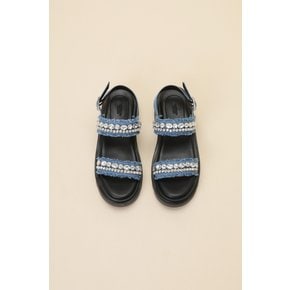 DG2AM24026BLU Jewelry sandal(blue)