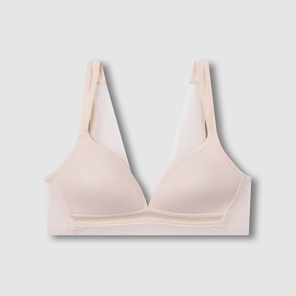 여 JAJU AIR 메쉬 노라인 크롭브라 J406201007011