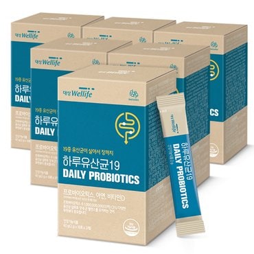 대상웰라이프 하루 유산균 19 x 6ea