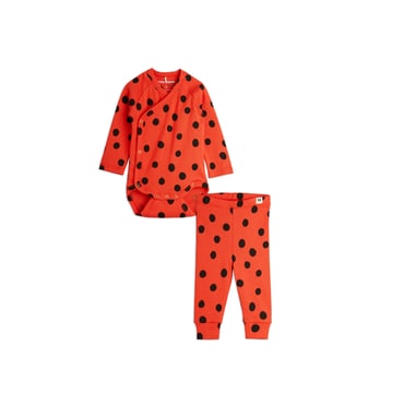 매직에디션 [MINI RODINI] (C)Dots aop nb baby set (2524010342)