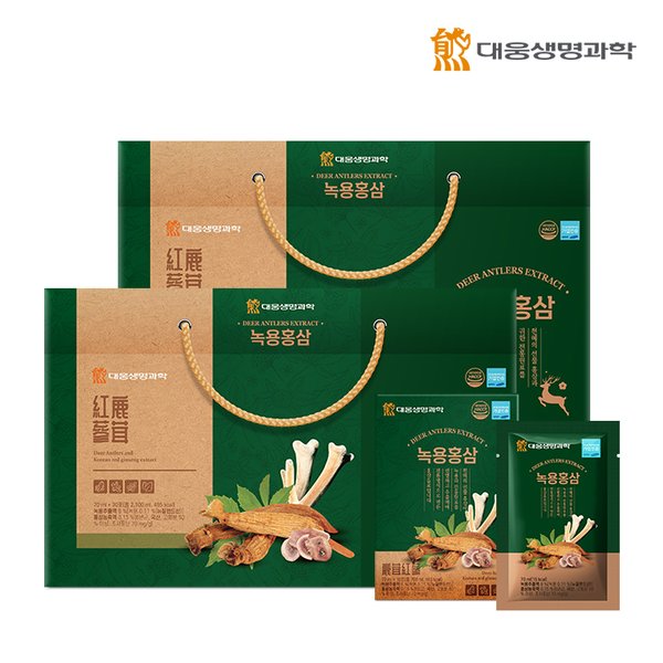 녹용홍삼 (국산 생녹용추출액,6년근홍삼,당귀,천궁 함유, 70mlX30포) 2세트