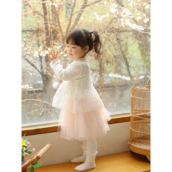 핑크빛 솜사탕 - 유아 튜튜 스커트