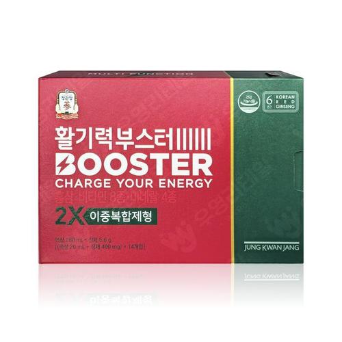[정관장] 정관장 활기력 부스터 (액상 20ml + 정제 400mg) x 14개입 x 1박스 WYS(1)