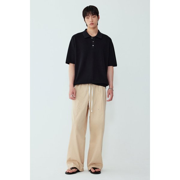 [MEN] 톰보이 루즈핏 카라 니트 9155252174058