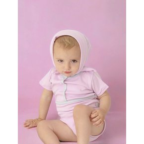 Muse Bodysuit Short-sleeve SET (Baby Pink)