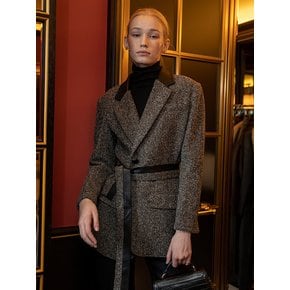 DEFINE ITALY FANCY WOOL HALF COAT