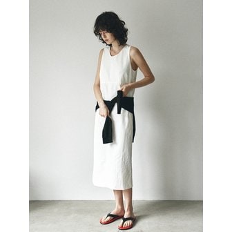 반원 아틀리에 A3566 레이어드 맥시 원피스_White