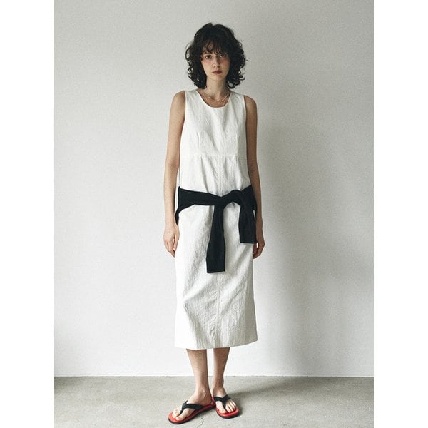 A3566 레이어드 맥시 원피스_White