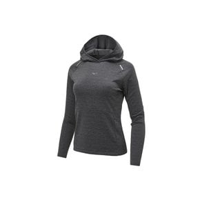 여성 런닝 폴리 기모 티셔츠 32YA380111 신축성 보온성 운동 RUNNING HOOD PULLOVER