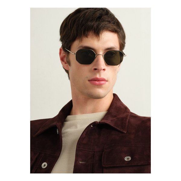 트로카데로 옥타곤 프레임 골드톤 선글라스 46376663163001320